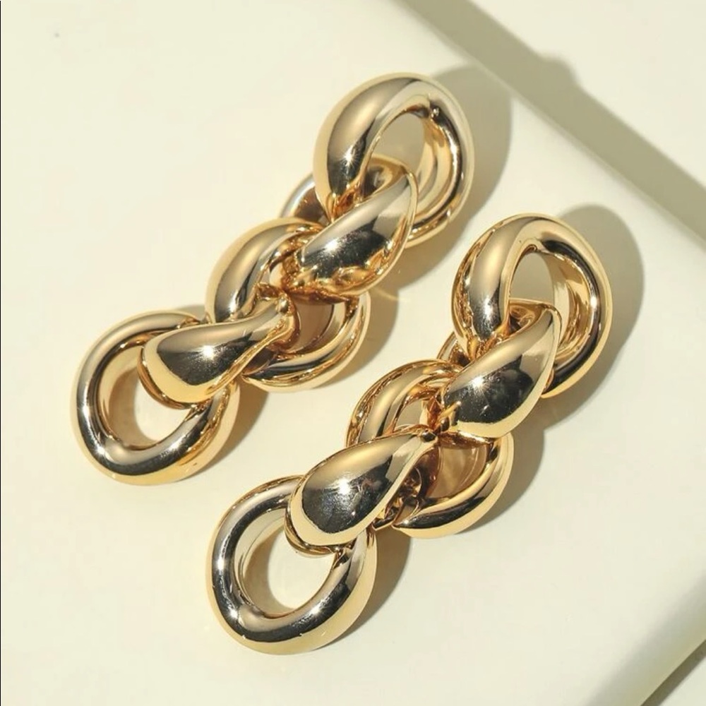 NWOT Chain Decor Drop Earrings